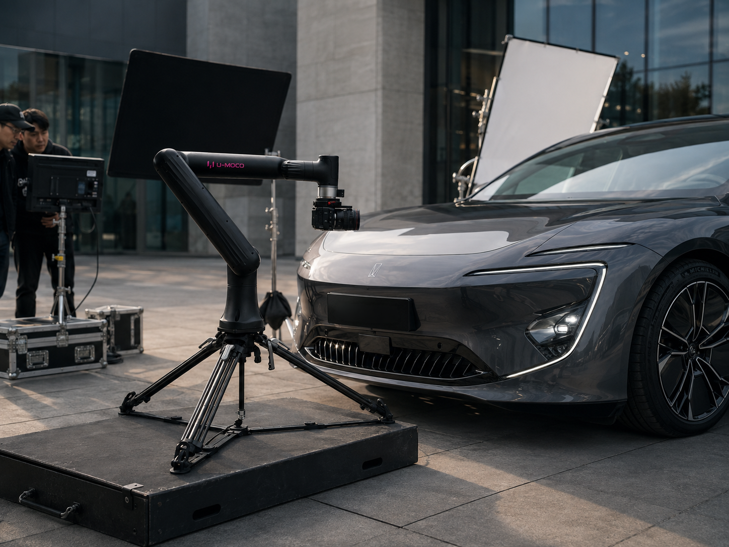 U-MOCO GO used for outdoor automotive filming